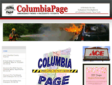 Tablet Screenshot of columbiapage.com